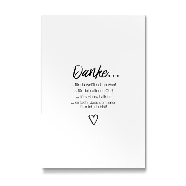 Galerie-Print "Danke 01" 30x20 cm artboxONE