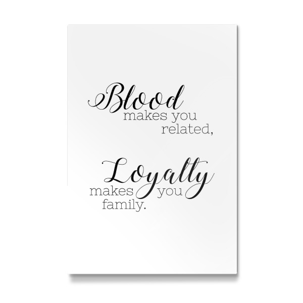 Galerie-Print "Blood & Loyalty" 30x20 cm artboxONE