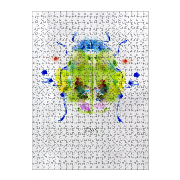 artboxONE Puzzle "Monotype colorful beetle" artboxONE - Natur,Tiere
