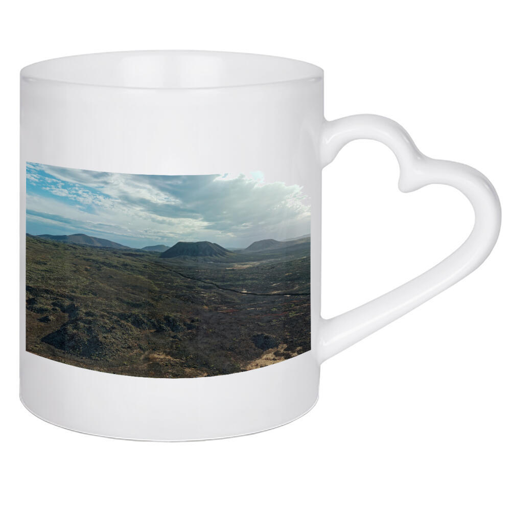 Herztasse "Fuerteventura - Vulkanfeld" artboxONE - Natur,Reise,Reise / Strand und Meer