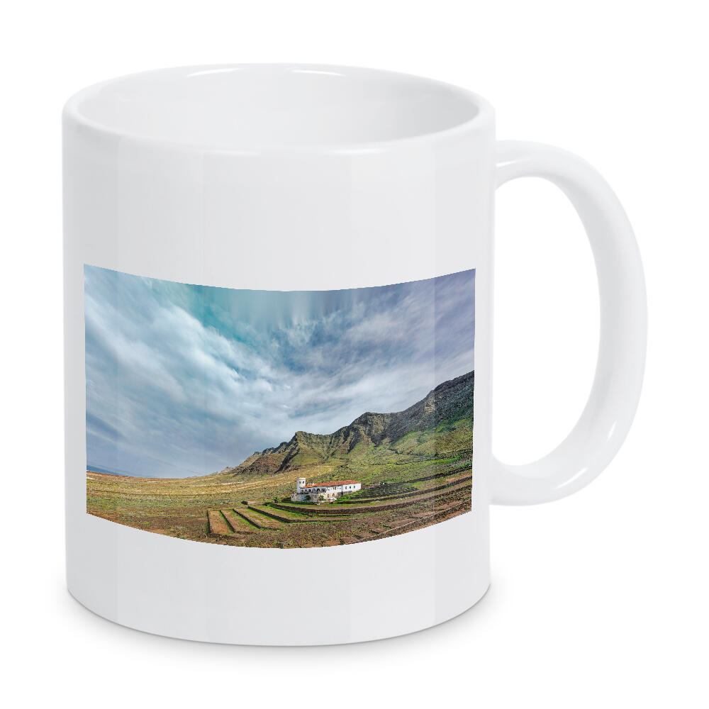 Tasse "Fuerteventura - Villa Winter, Pano" artboxONE - Städte,Natur,Reise,Architektur,Reise / Strand und Meer