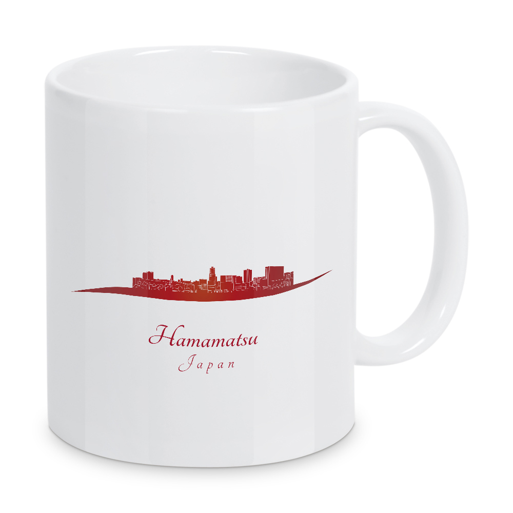 Tasse "Hamamatsu-Skyline in Rot" artboxONE - Städte,Reise / Asien