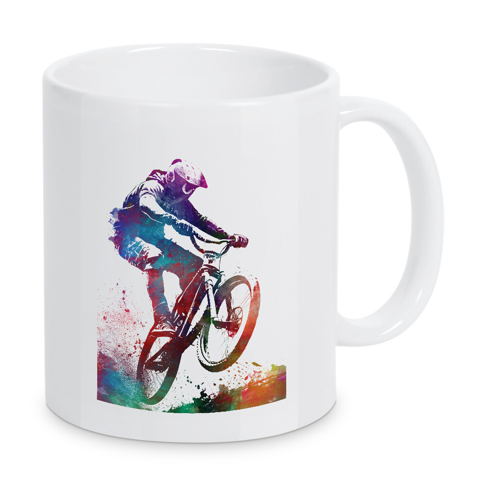 Tasse "BMX Biker Sportart A" artboxONE - Sport,Sport / Sommerspiele - Bmx,Fahrrad,Biker,Biker,Sport,Radfahren,Sport