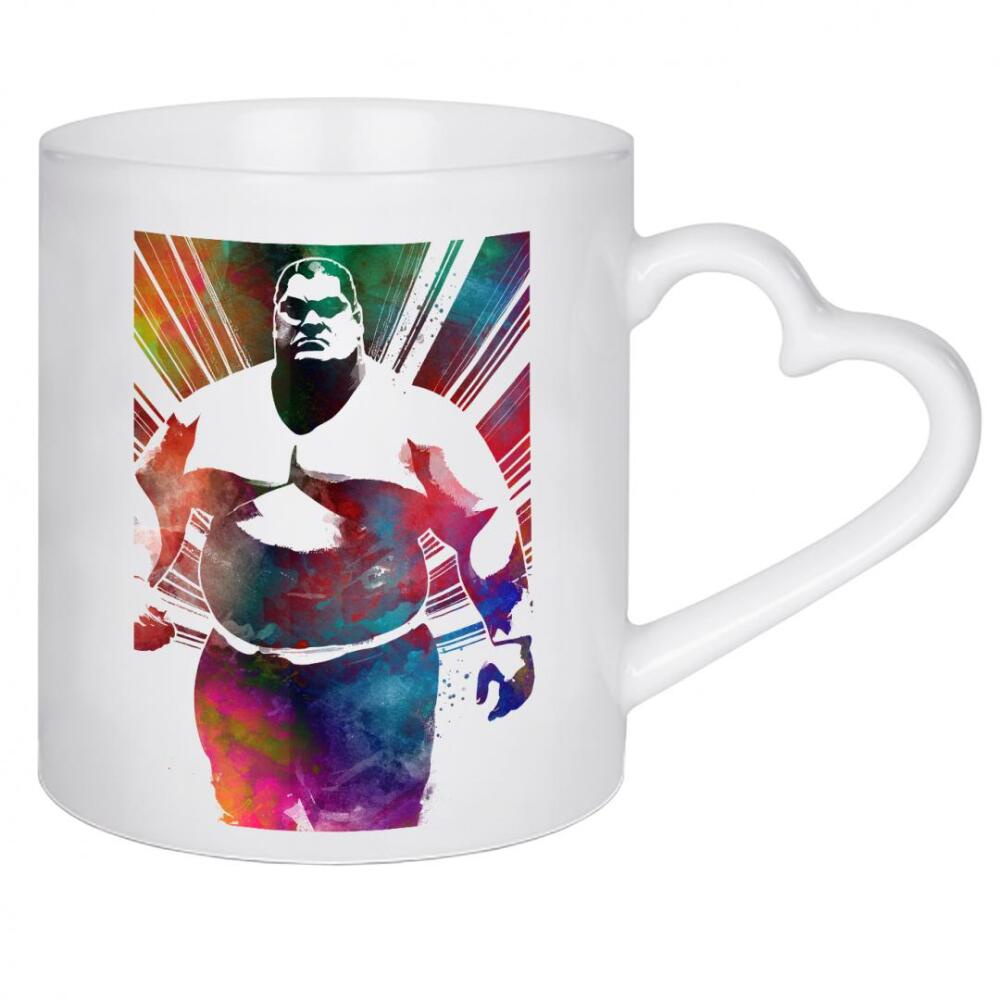 Herztasse "Ringsportkunst A" artboxONE - Menschen,Sport - Ringen,Sumo-ringen,Ringer,Sport,Sport,Kampf,Kampf
