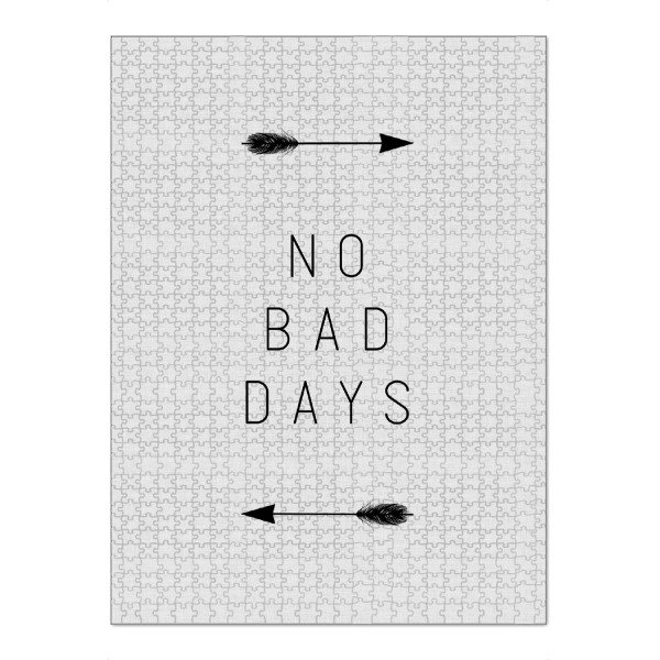Puzzle Ravensburger "No Bad Days Arrow" artboxONE - Typografie,Sport / Motivation