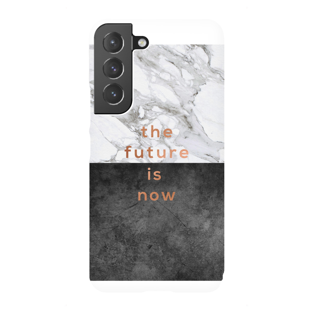 Samsung Galaxy "The Future is Now Copper" Premium-Case Handyhülle artboxONE
