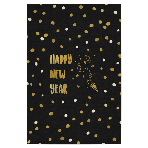 Poster "Happy New Year" artboxONE - Typografie,Weihnachten
