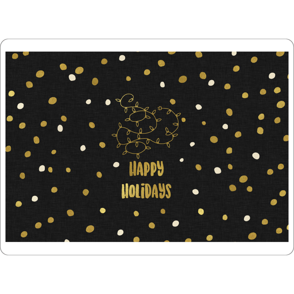 Tischset "Happy Holidays" artboxONE - Typografie,Weihnachten
