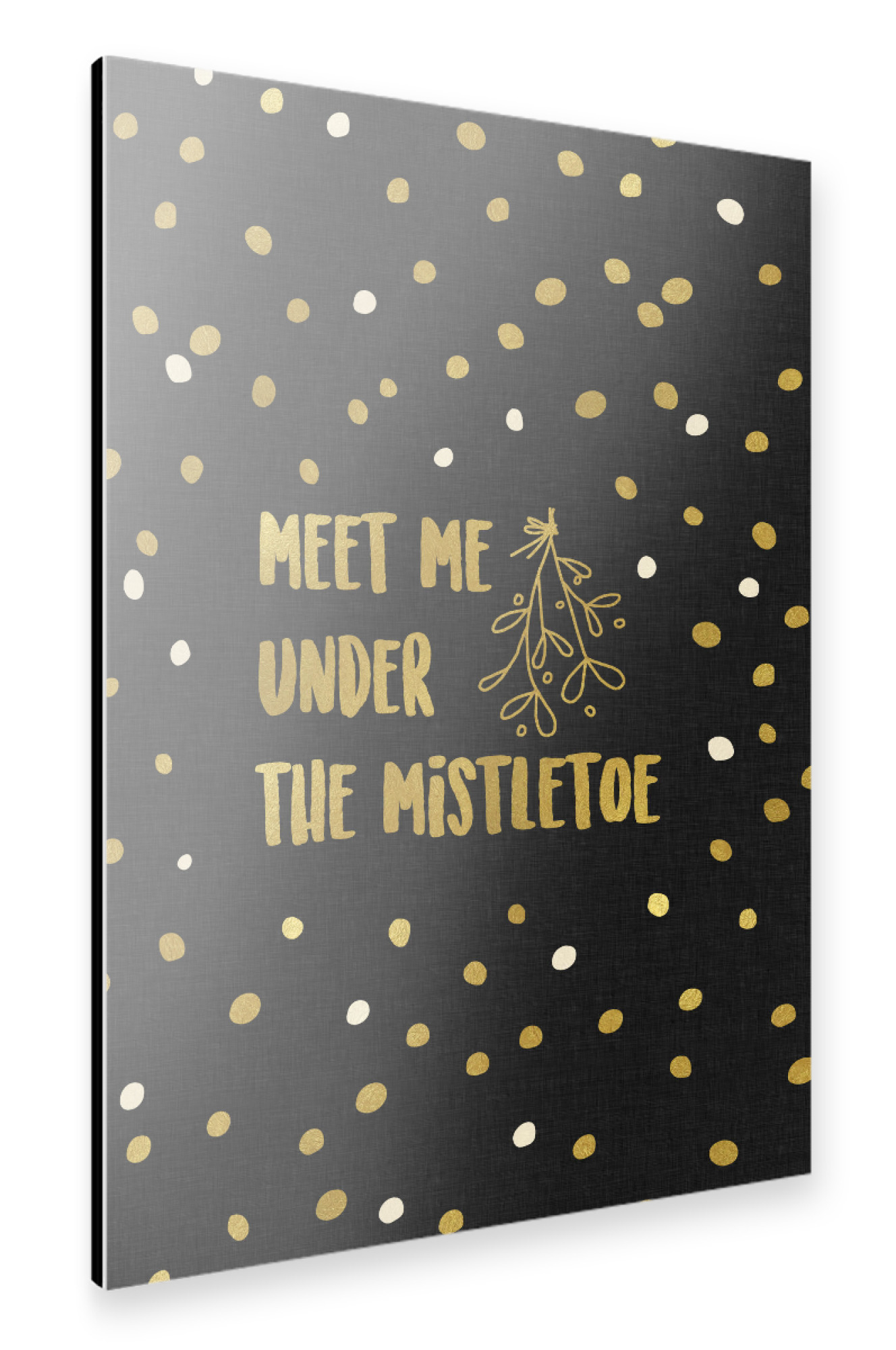 Alu-Dibond "Meet Me Under The Mistletoe 2" 75x50 cm artboxONE