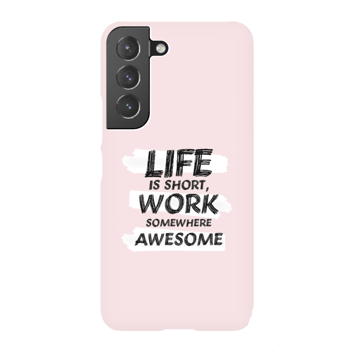 Samsung Galaxy "Life Is Short" Premium-Case Handyhülle artboxONE