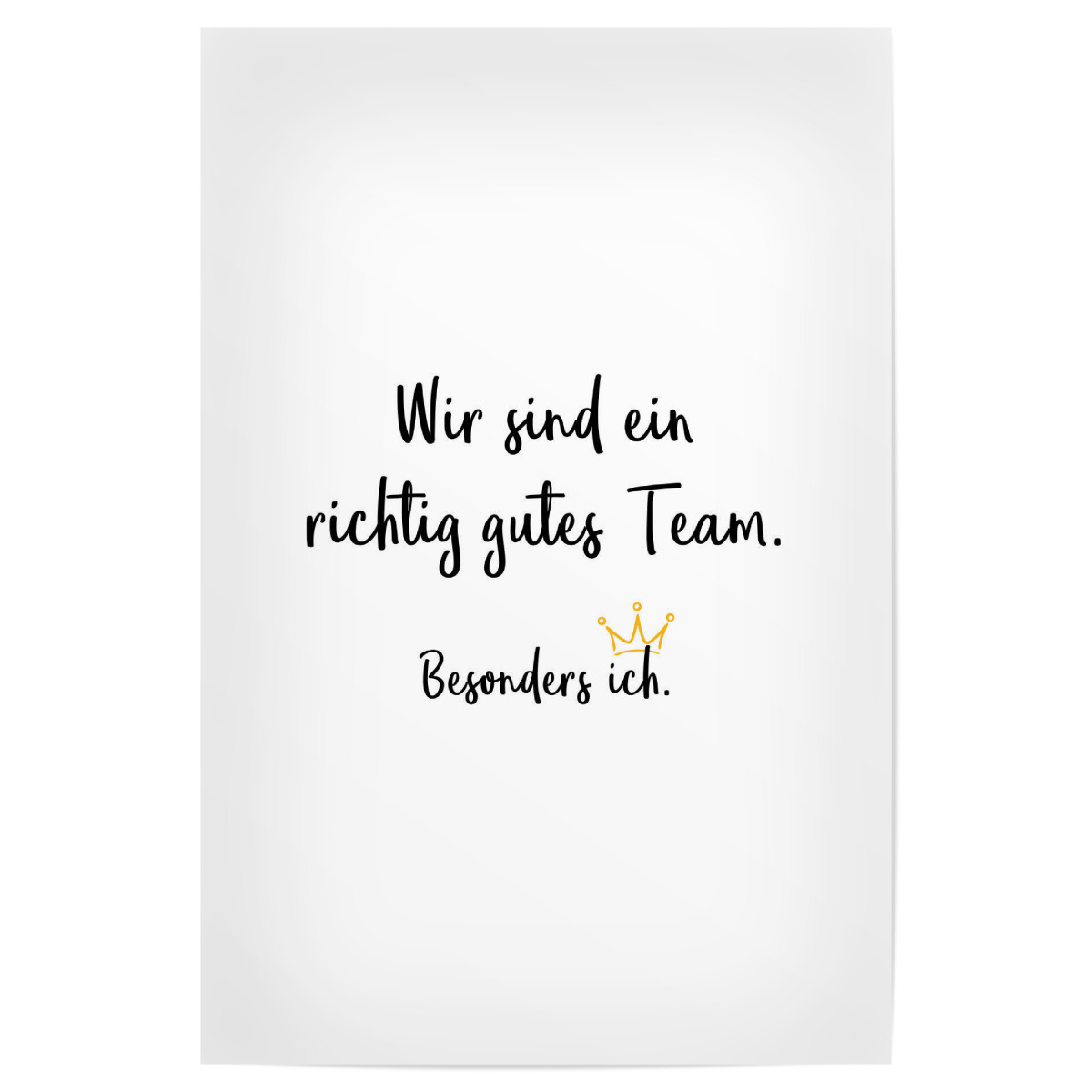 Gutes Team als Poster bei artboxONE kaufen