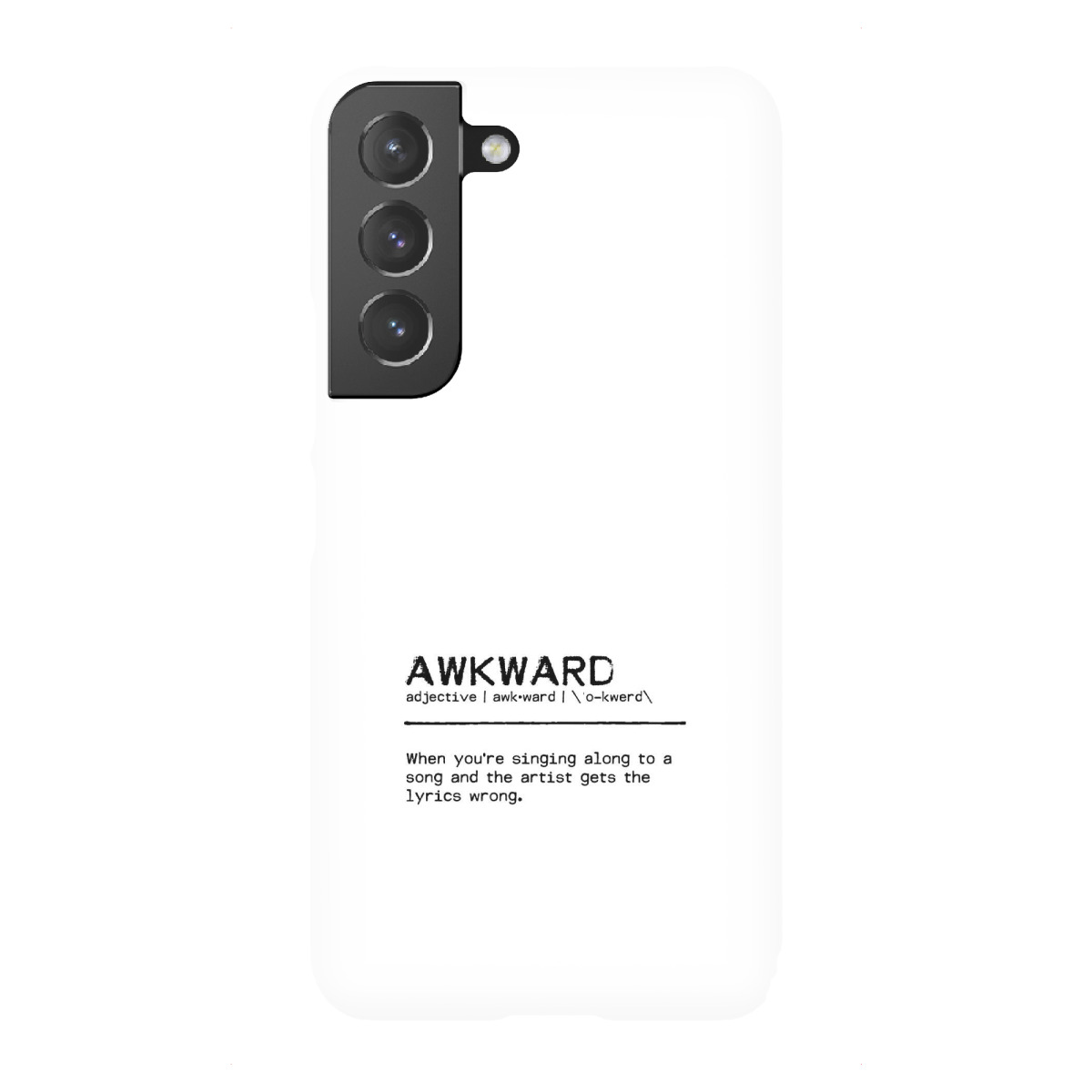 "Awkward Quote"für Samsung Galaxy - Premium-Case Handyhülle artboxONE