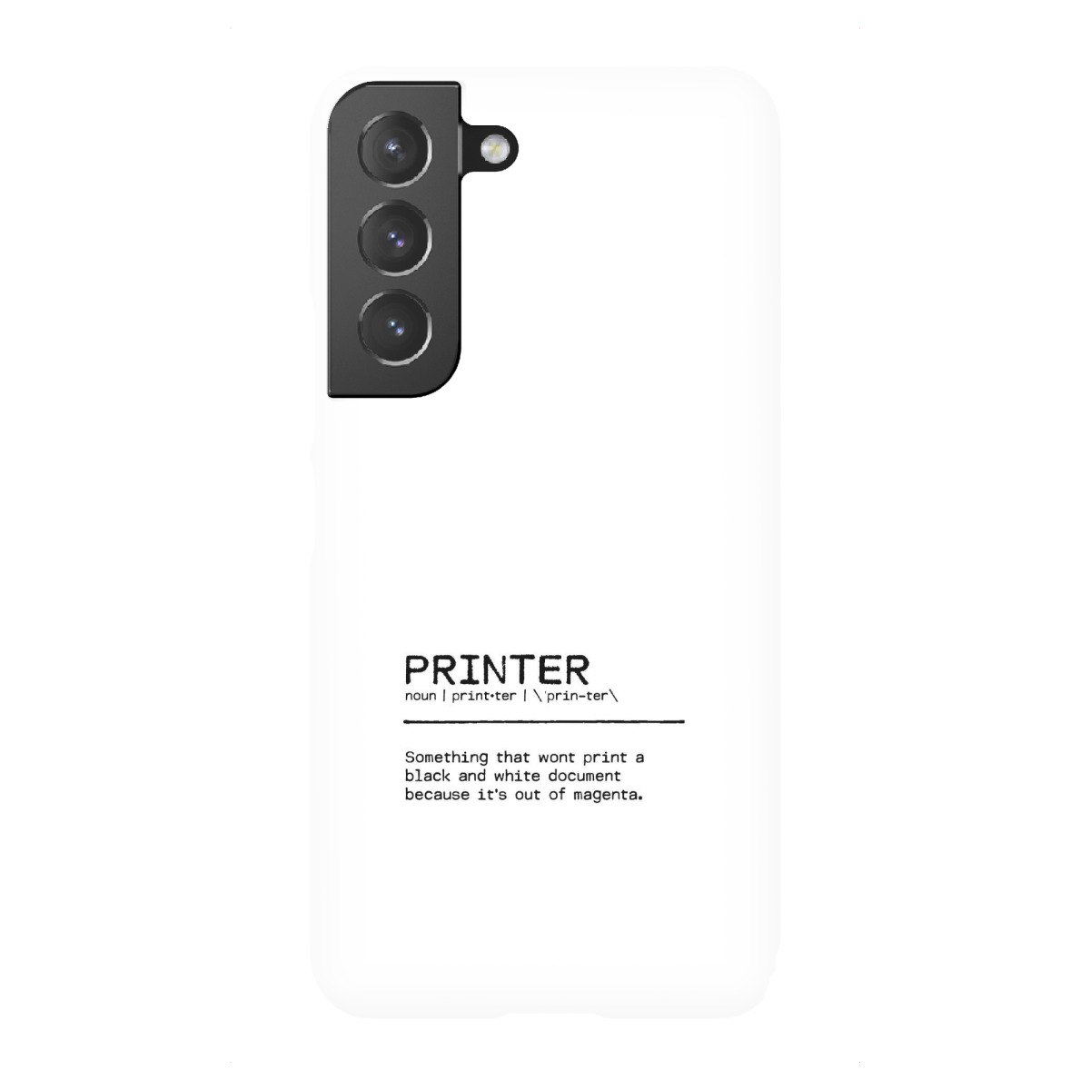 "Printer Quote"für Samsung Galaxy - Premium-Case Handyhülle artboxONE