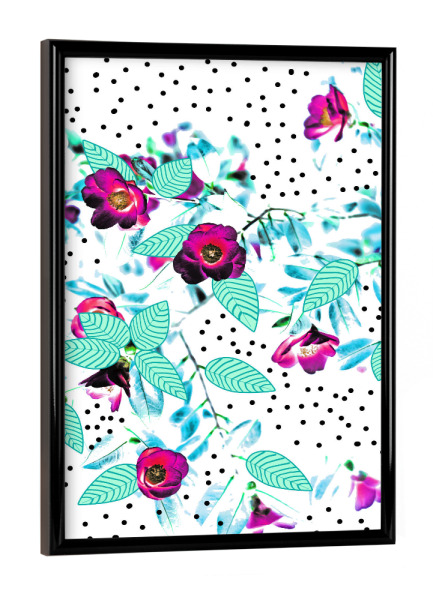 Poster mit schwarzem Rahmen "Anabella" artboxONE - Natur,Floral