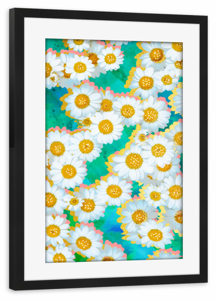 Poster mit Rahmen schwarz "Isabella" artboxONE - Natur,Floral