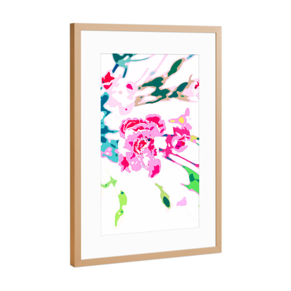 Poster mit Rahmen Kupfer "Trouvaille" artboxONE - Natur,Floral
