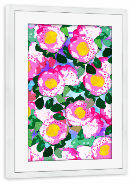Poster mit Rahmen weiß "Sulit" artboxONE - Natur,Floral