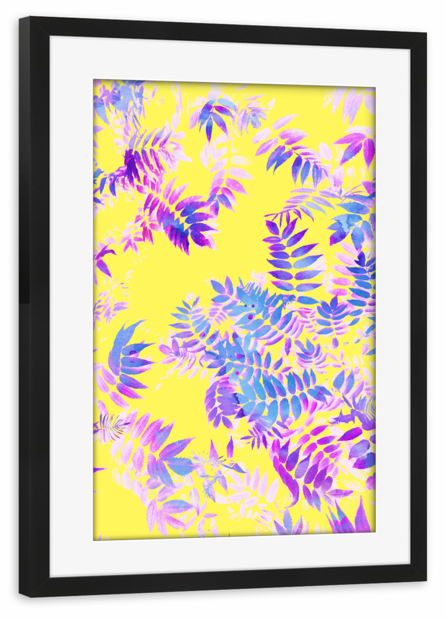 Poster mit Rahmen schwarz "Vibrance" artboxONE - Natur,Floral