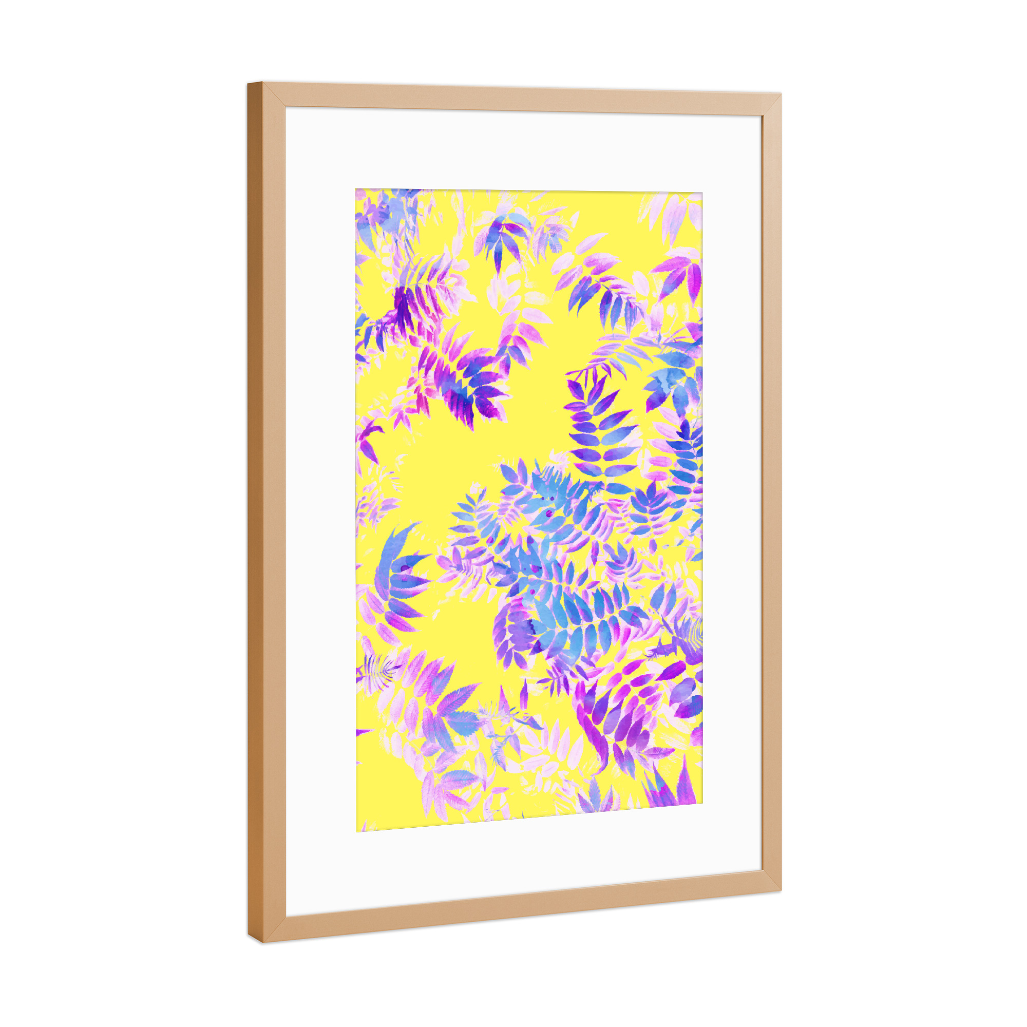 Poster mit Rahmen Kupfer "Vibrance" artboxONE - Natur,Floral