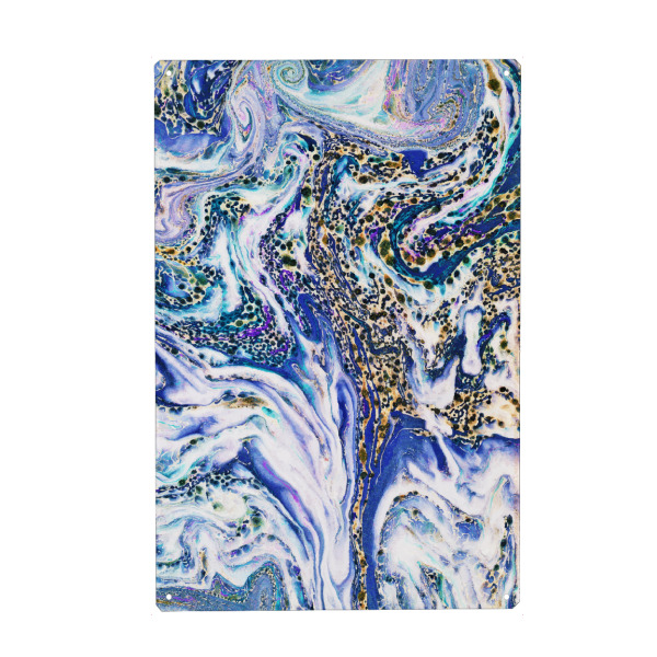 Holzbild "Blue Acid" artboxONE - Abstrakt,Marmor