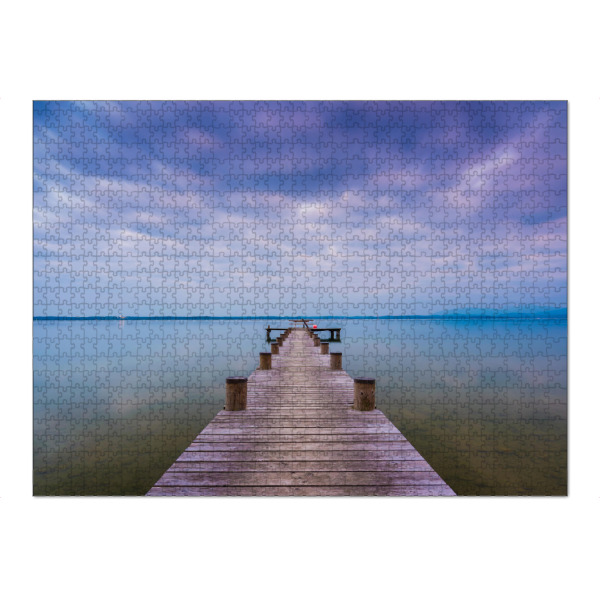 Puzzle Ravensburger "Abend am Chiemsee" artboxONE - Natur,Reise