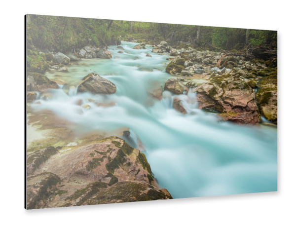 Alu-Dibond "Ramsauer Ache" 30x20 cm artboxONE