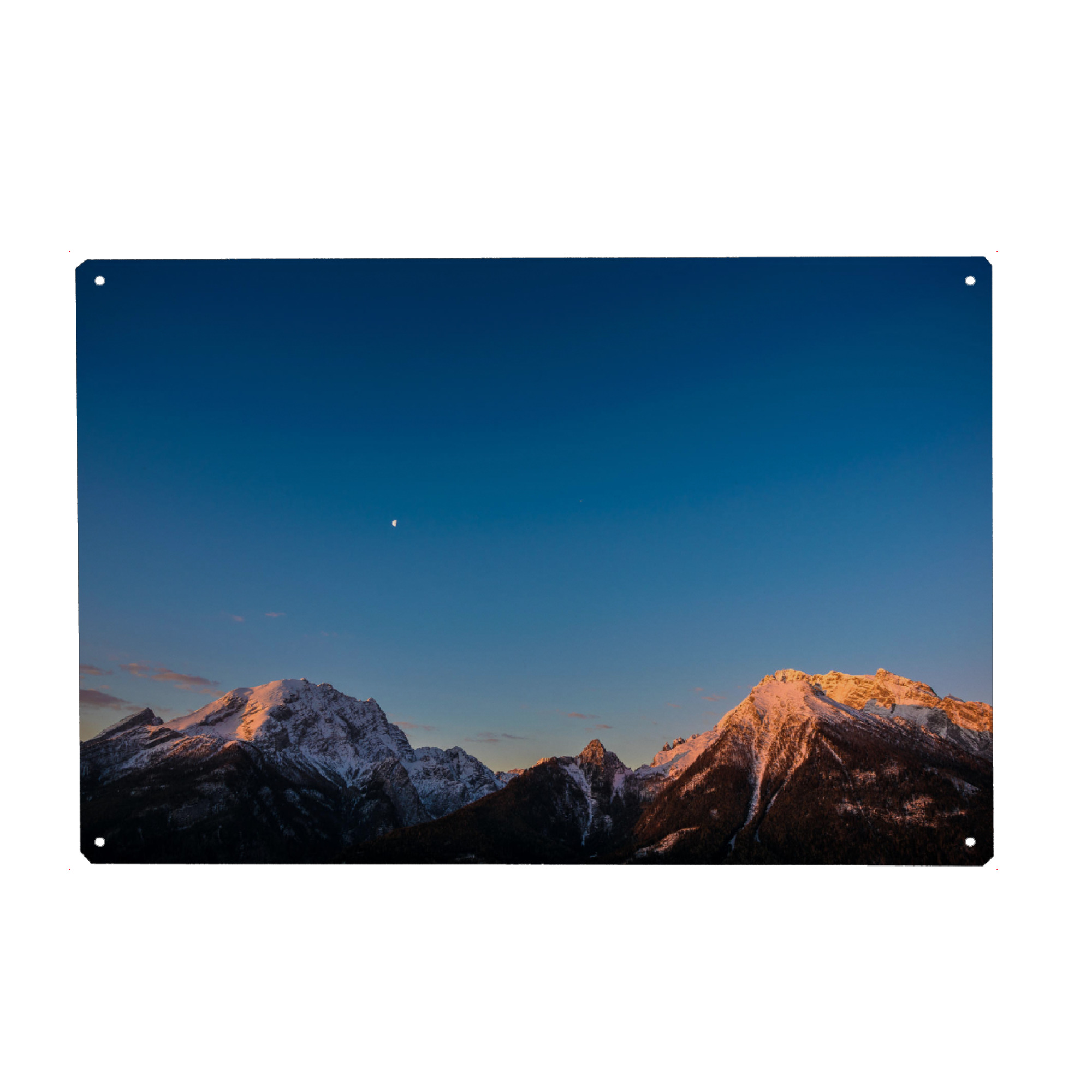 Holzbild "Watzmann und Hochkalter" artboxONE - Natur,Reise