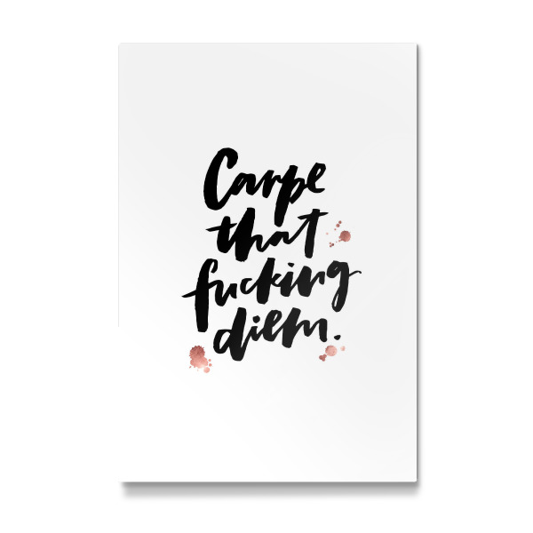 Galerie-Print "Carpe That Fucking Diem" 30x20 cm artboxONE