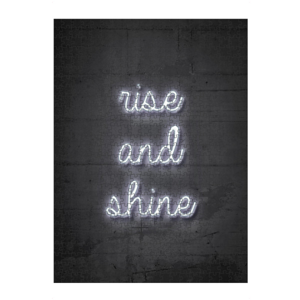 Puzzle Ravensburger "Rise and shine 3" artboxONE - Typografie,Streetart