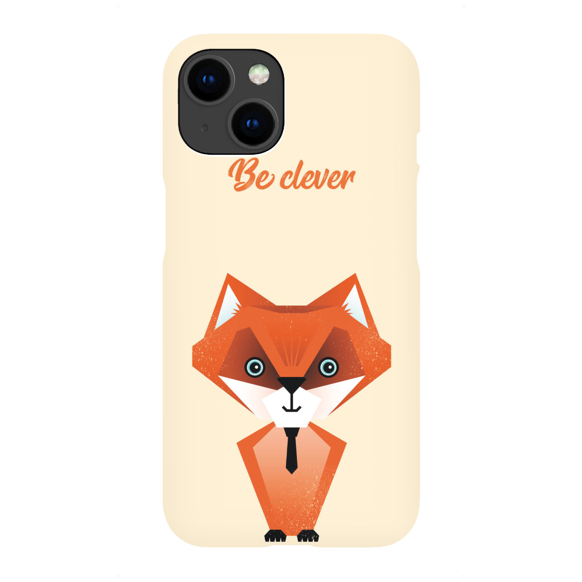 iPhone "Be clever" Premium-Case Handyhülle artboxONE