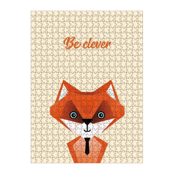 Puzzle Ravensburger "Be clever" artboxONE - Typografie,Für Kinder,Tiere