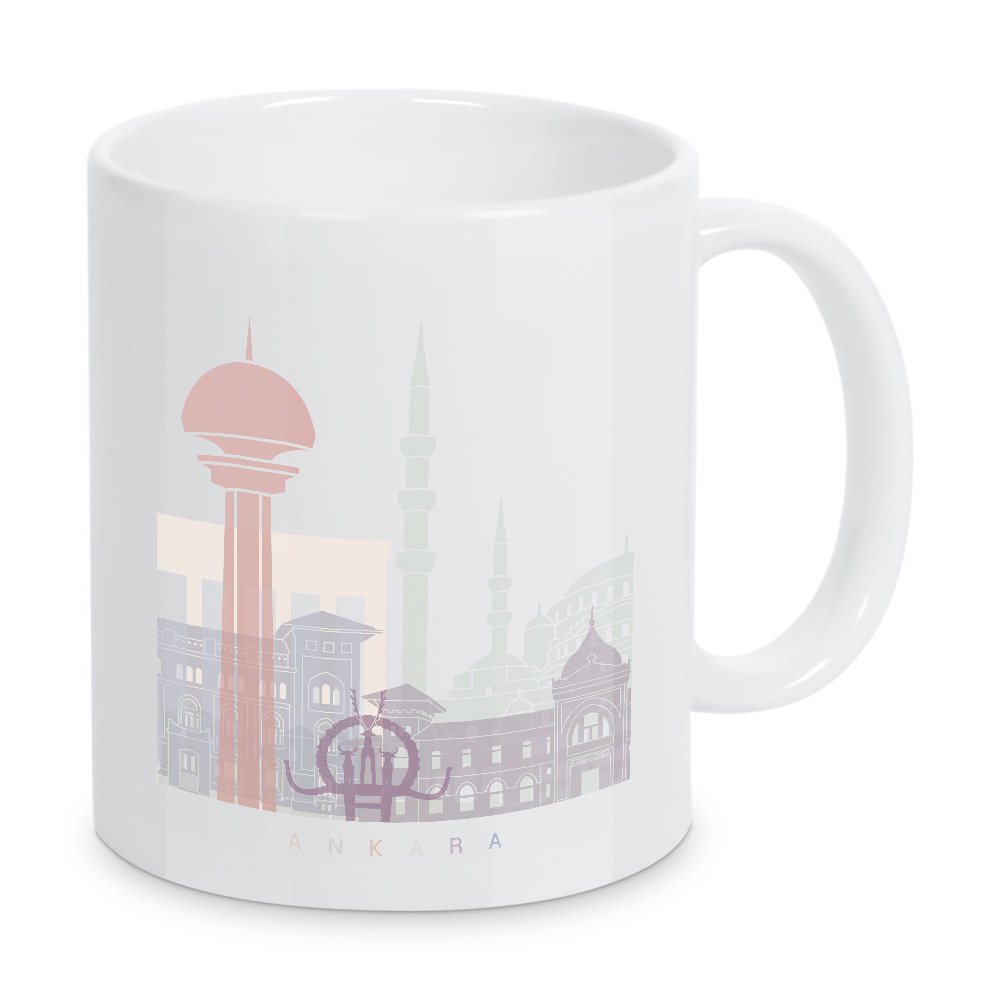 Tasse "ANKARA SKYLINE PASTELL" artboxONE - Städte