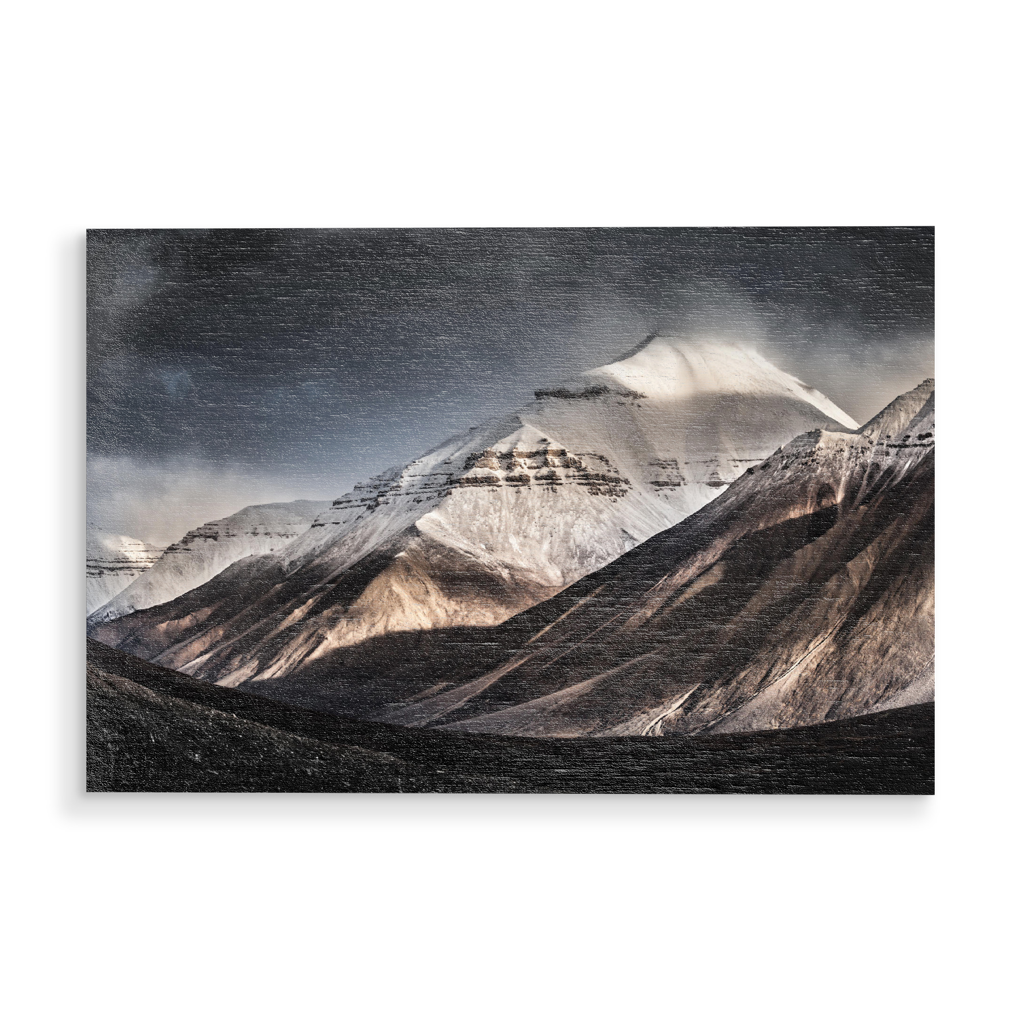 Holzbild "Spitsbergen" artboxONE - Natur