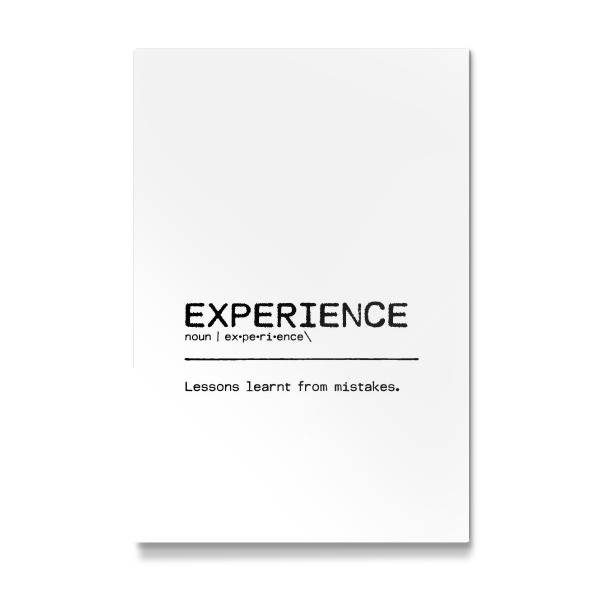 Galerie-Print "Experience Quote" 30x20 cm artboxONE