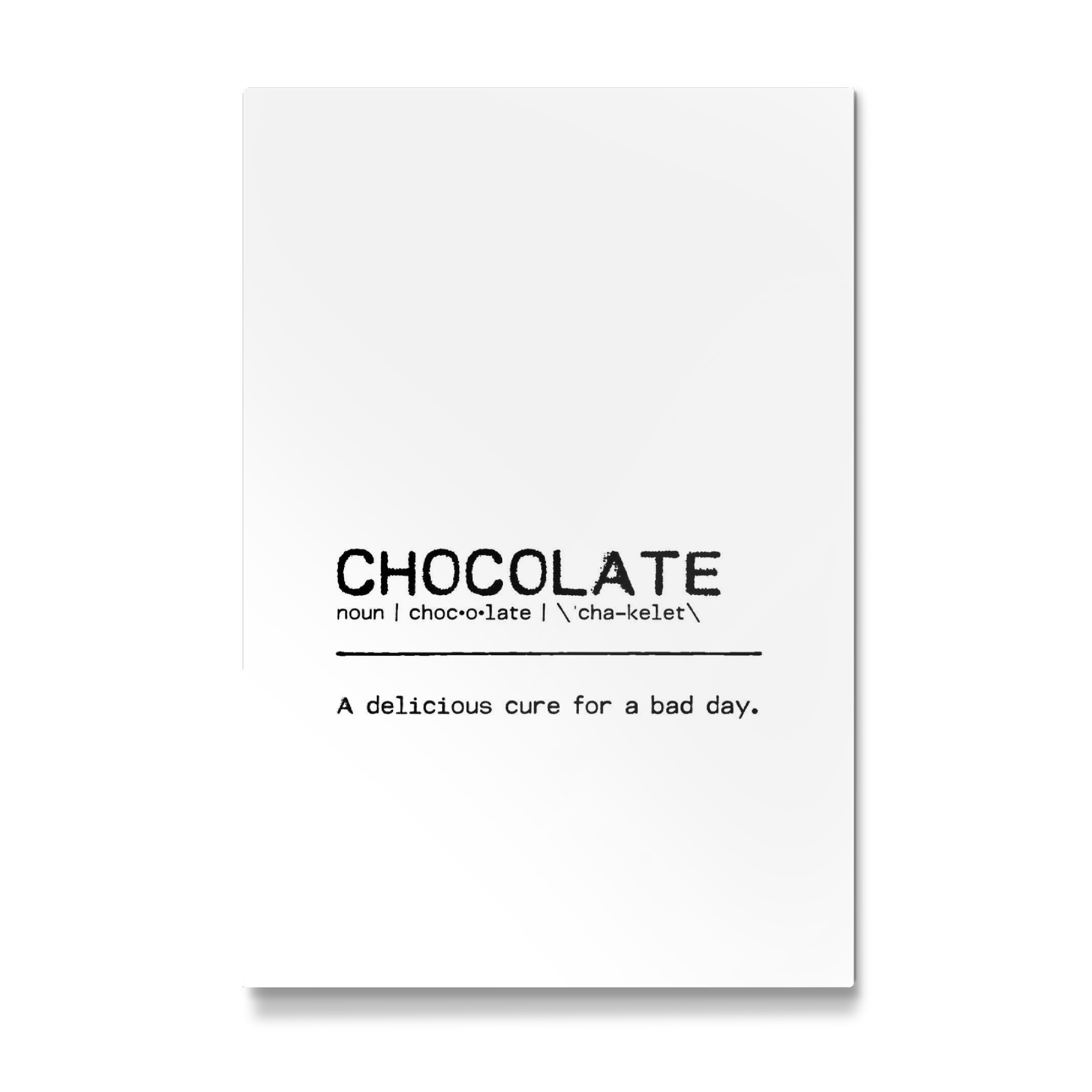 Galerie-Print "Chocolate Quote" 30x20 cm artboxONE