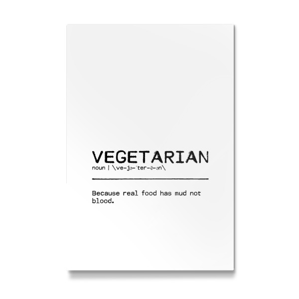 Galerie-Print "Vegetarian Quote I" 30x20 cm artboxONE