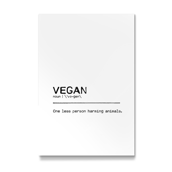 Galerie-Print "Vegan Quote II" 30x20 cm artboxONE
