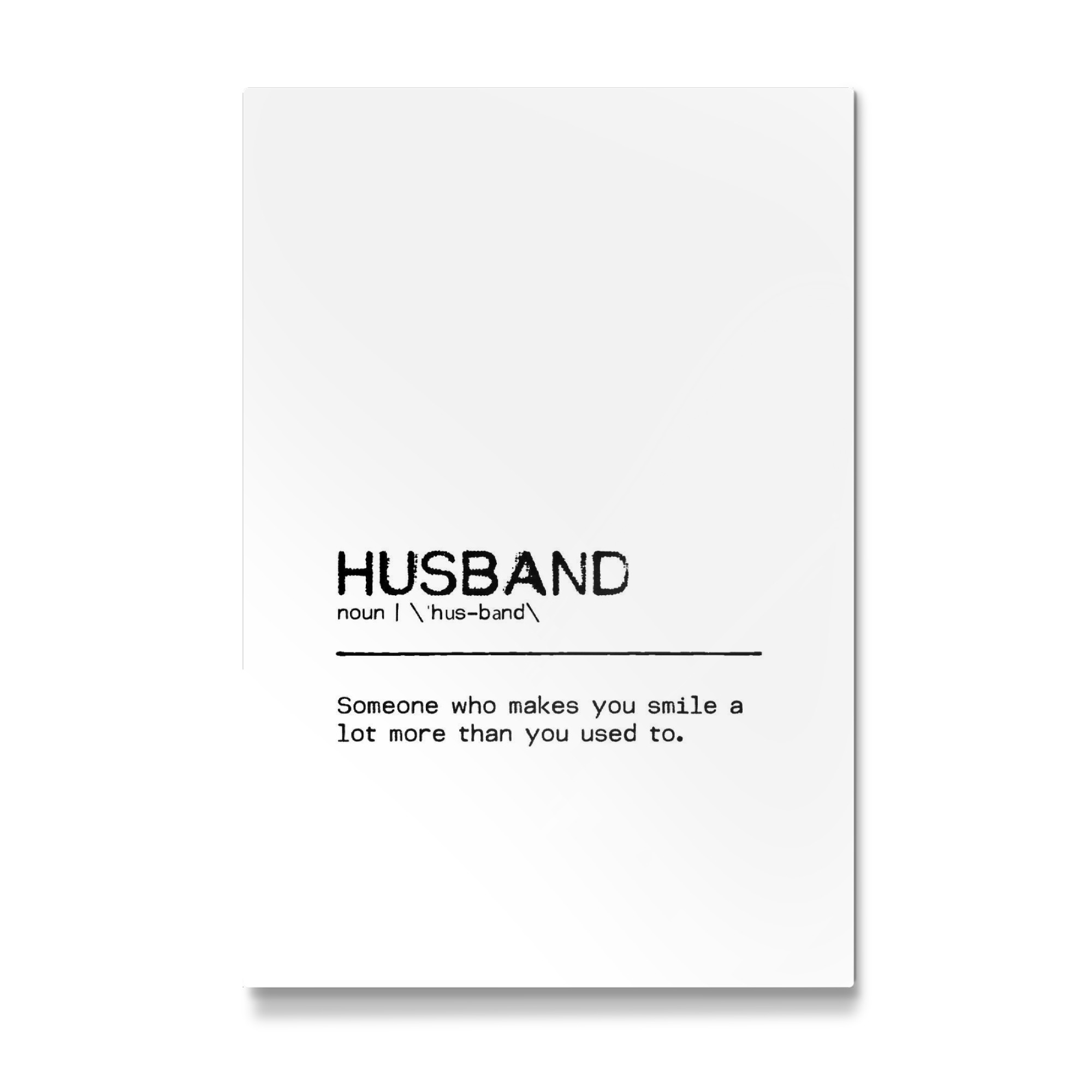 Galerie-Print "Husband Quote" 30x20 cm artboxONE
