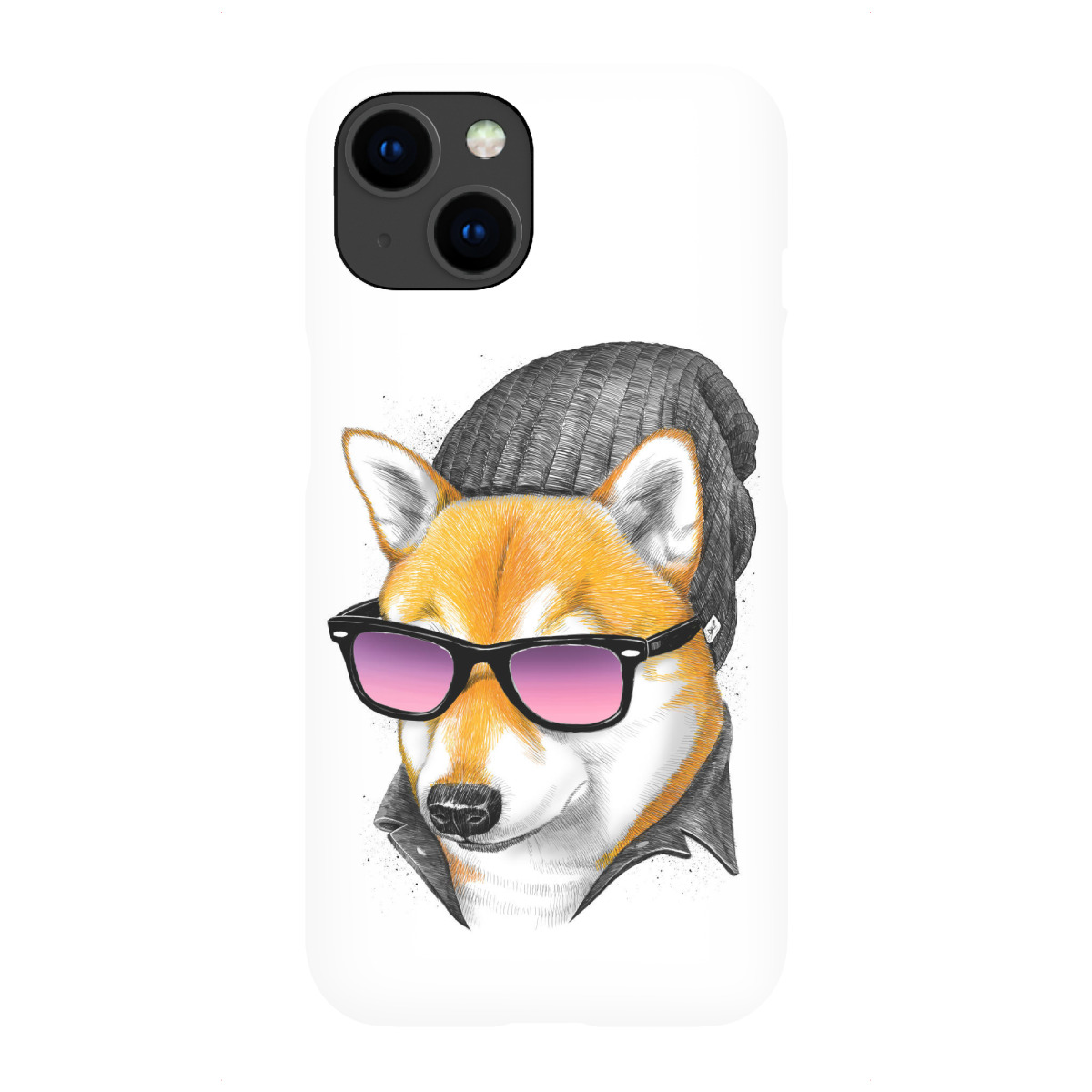"Cool siba Inu"für iPhone - Premium-Case Handyhülle artboxONE