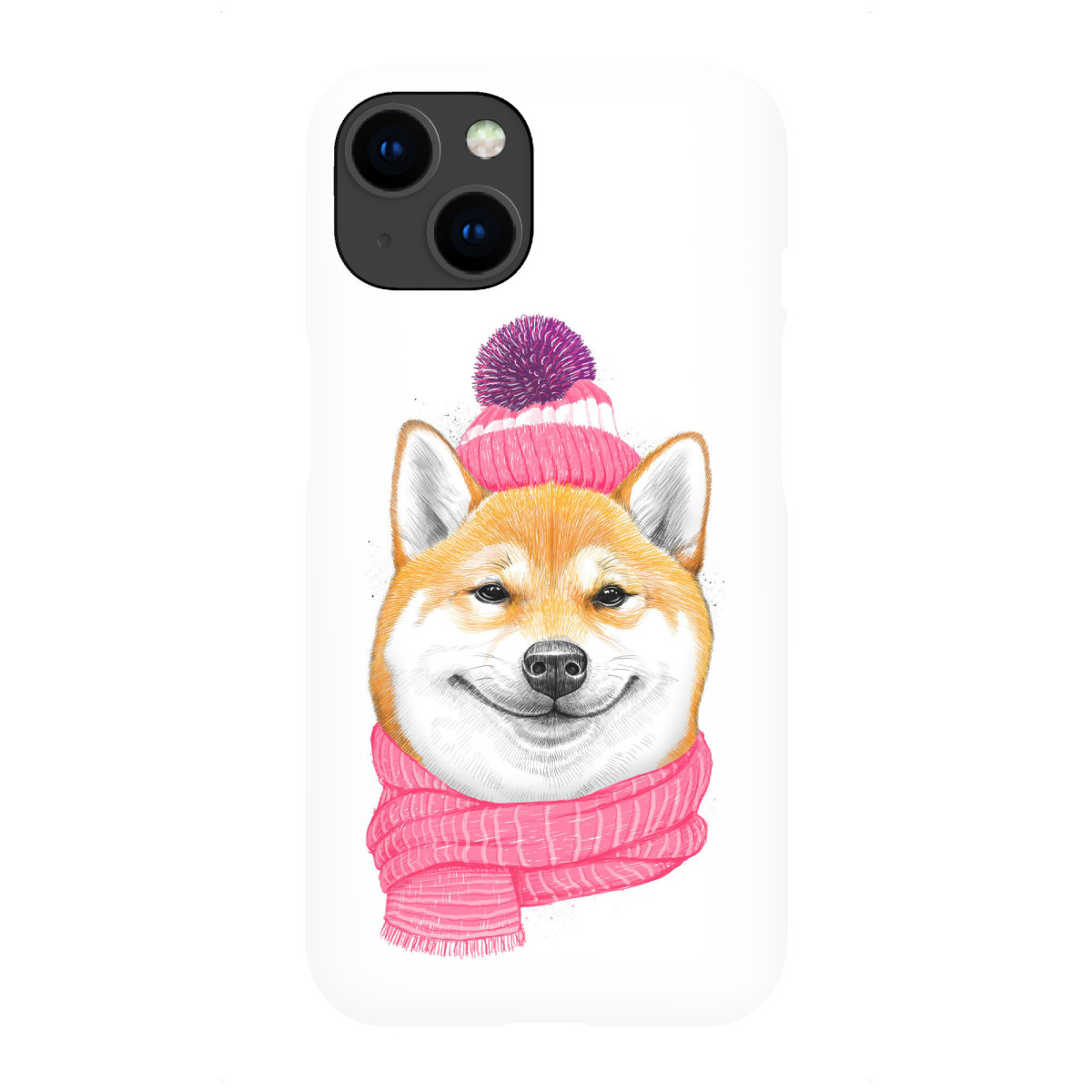 "Smile siba inu"für iPhone - Premium-Case Handyhülle artboxONE