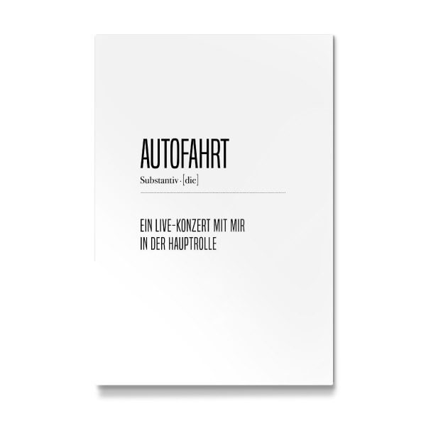 Galerie-Print "Autofahrt" 30x20 cm artboxONE