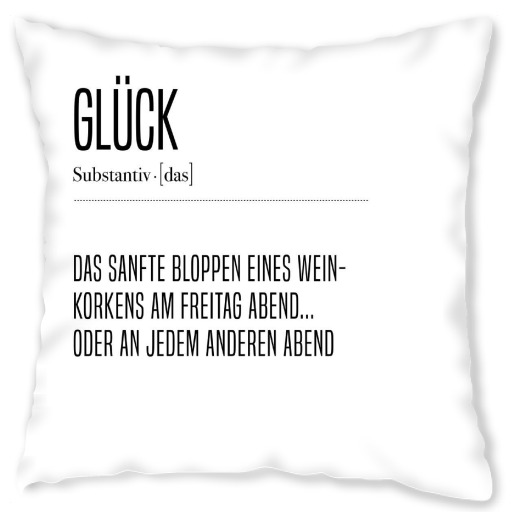 Glück Definition