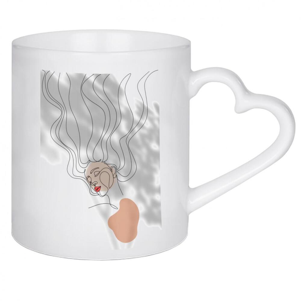 Herztasse "Dornröschen" artboxONE - Abstrakt,Liebe,Fashion,Fiktion