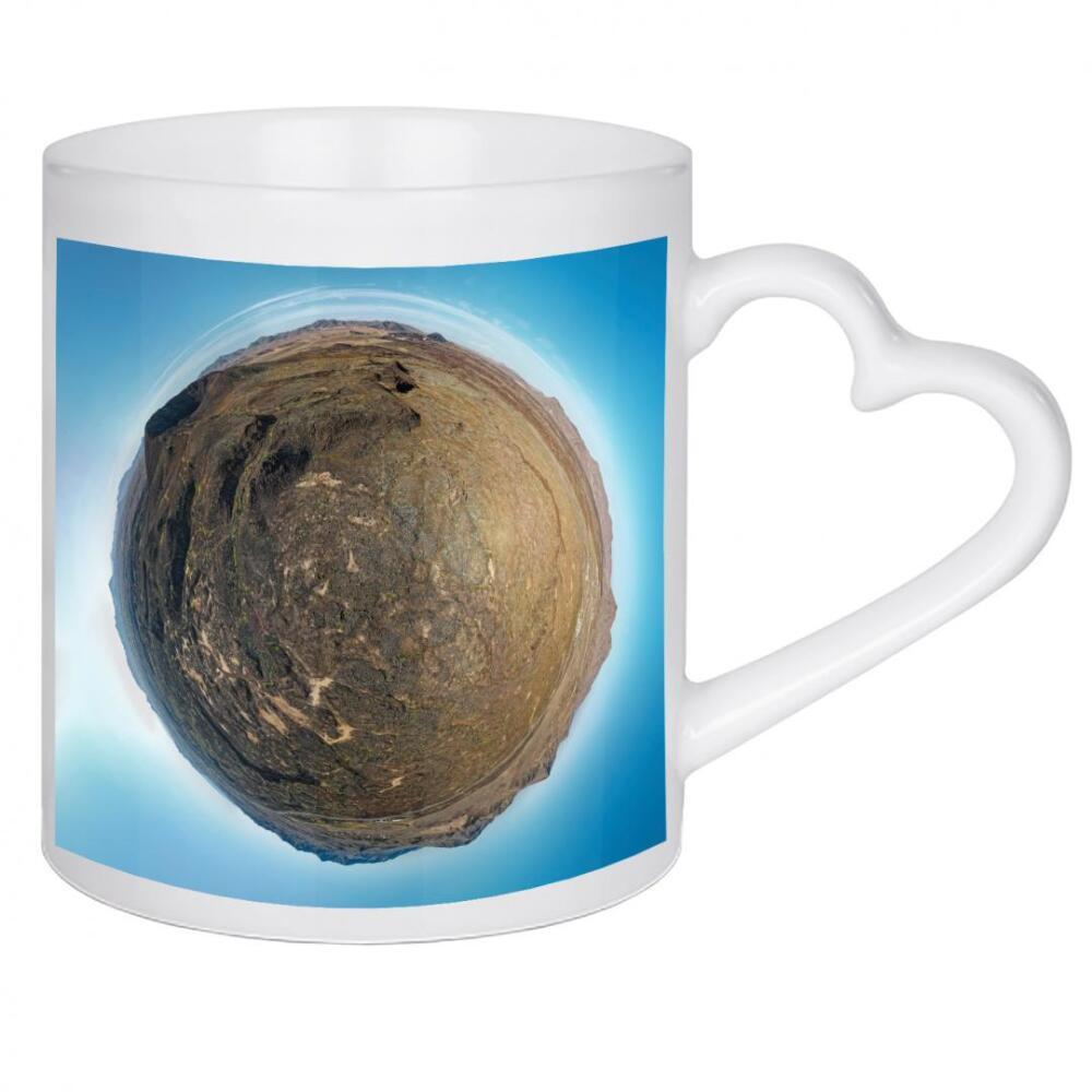 Herztasse "Caldera Los Arrabales - Planet" artboxONE - Städte,Natur,Reise,Reise / Strand und Meer,Reise / Länder