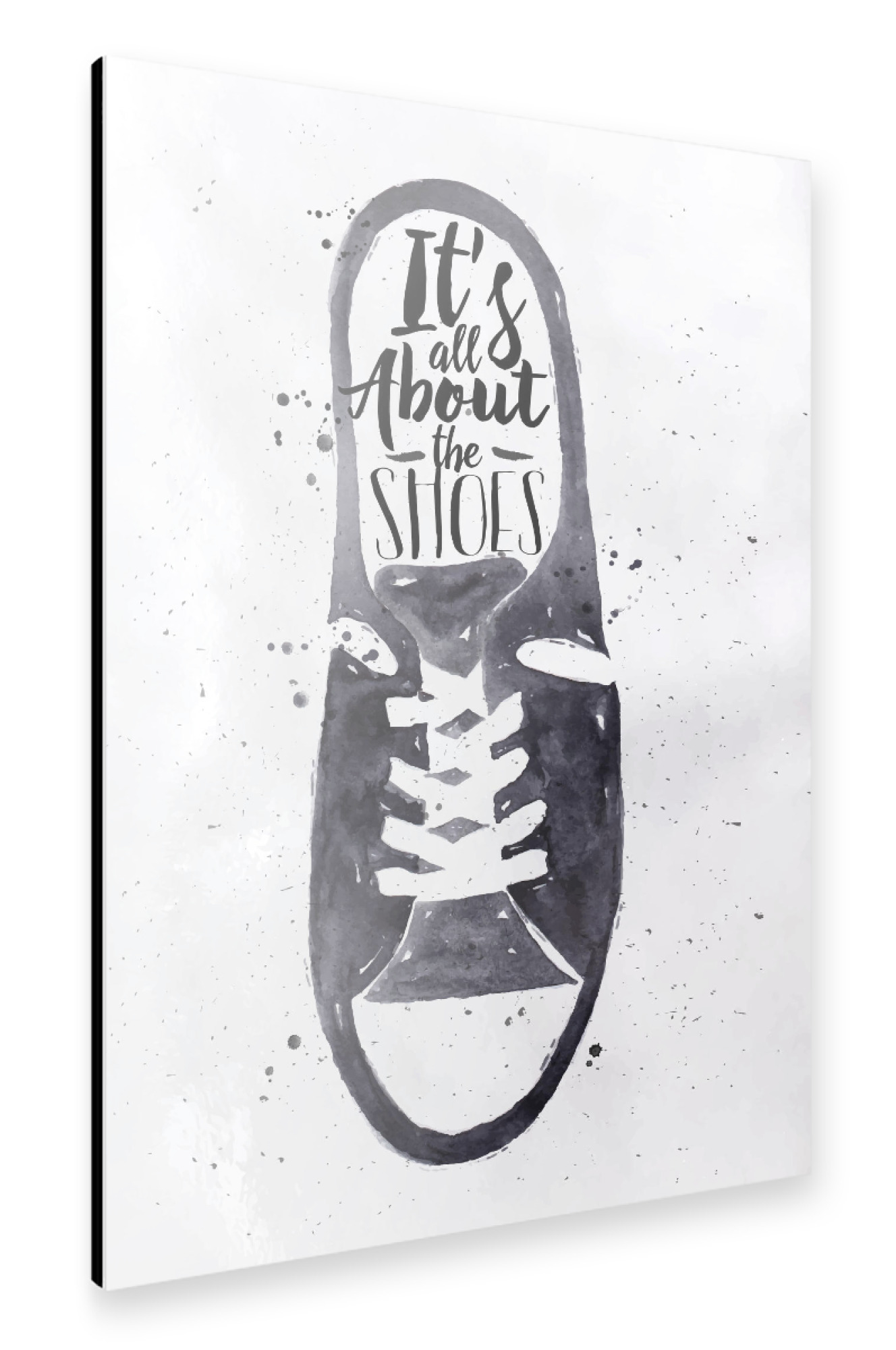 Alu-Dibond "Men's sport shoes" 75x50 cm artboxONE