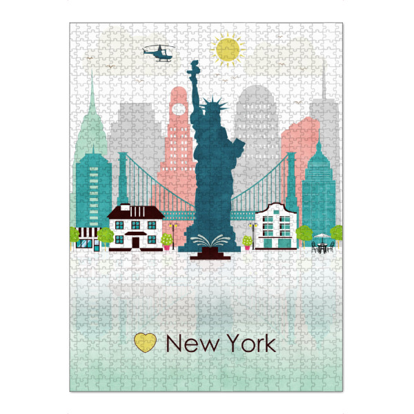 Puzzle Ravensburger "New York Skyline 01" artboxONE - Städte / New York,Reise,Reise / Länder