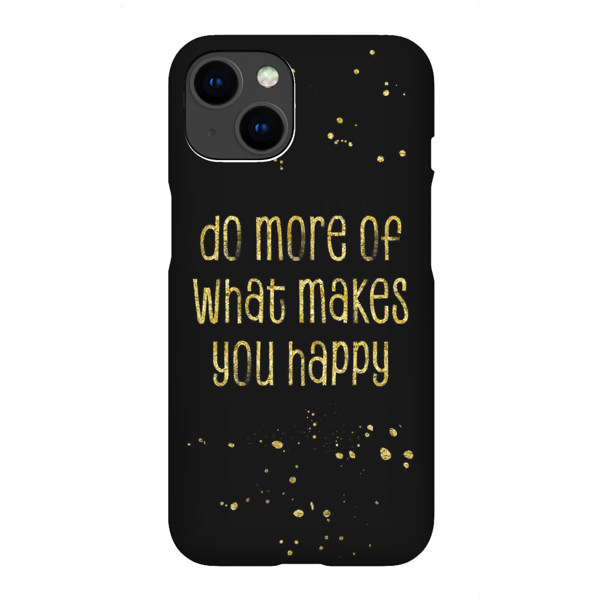 "GOLD Art Happy"für iPhone - Premium-Case Handyhülle artboxONE