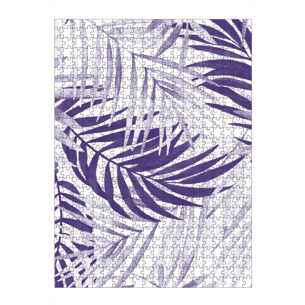 artboxONE Puzzle "Purple Palm Leaves" artboxONE - Natur,Floral,Abstrakt,Ultraviolet