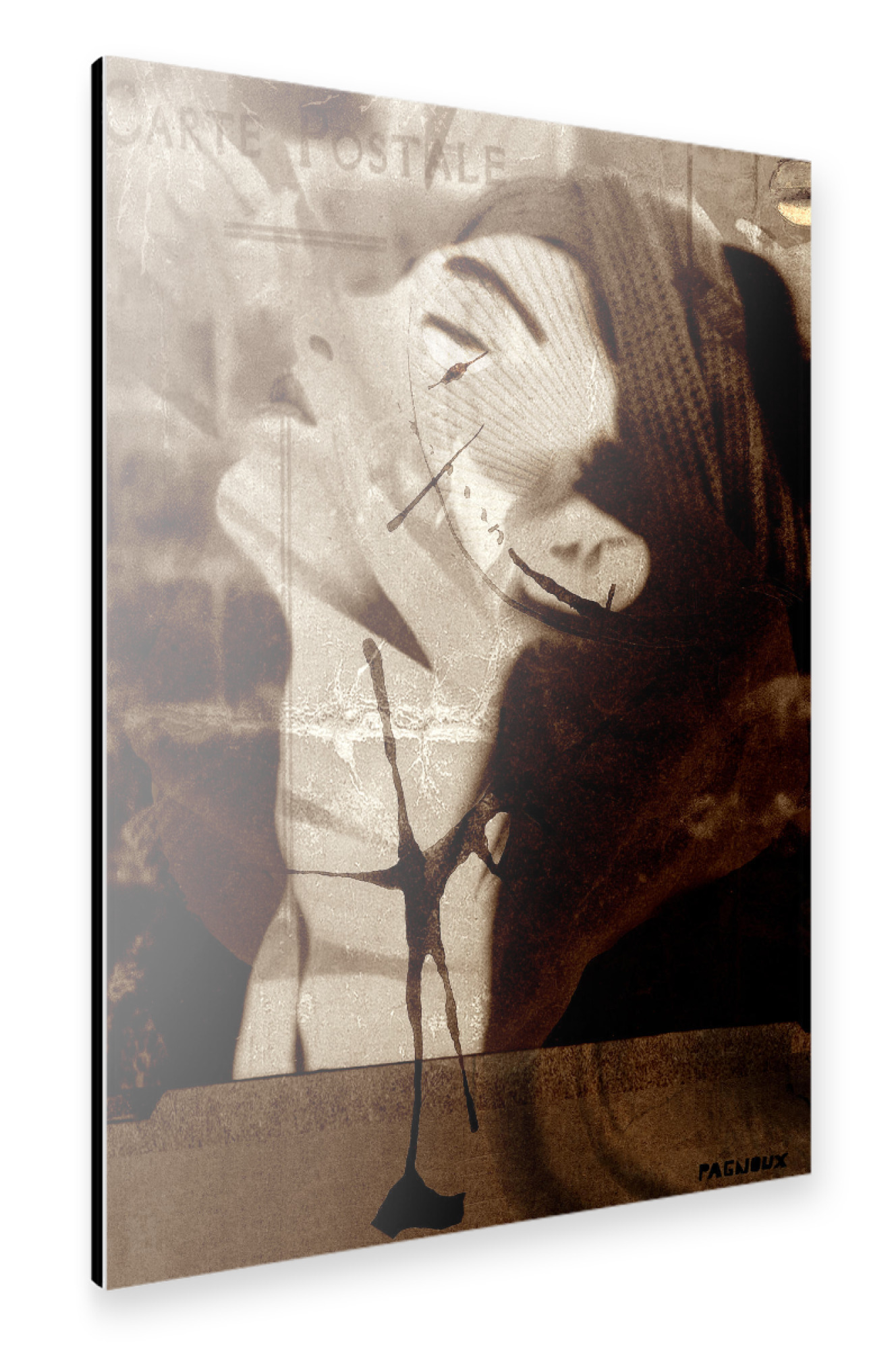 Alu-Dibond "Carte postale" 30x20 cm artboxONE