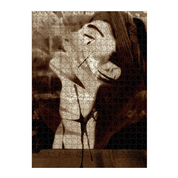 artboxONE Puzzle "Carte postale" artboxONE - Fashion - Portrait,Woman,Model,Beauty,Fashion,Painting,Art,Arty,Make-up - Bild portrait